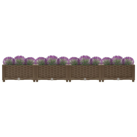vidaXL Plantenbak verhoogd 160x40x23 cm polypropyleen afbeelding3 - 1
