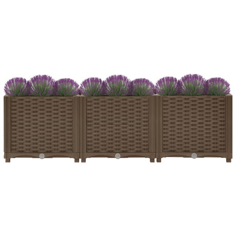 vidaXL Plantenbak verhoogd 120x40x38 cm polypropyleen afbeelding3 - 1