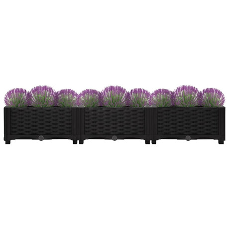 vidaXL Plantenbak verhoogd 120x40x23 cm polypropyleen afbeelding3 - 1
