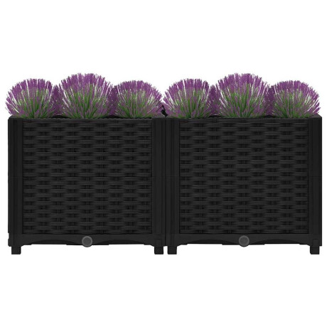 vidaXL Plantenbak verhoogd 80x40x38 cm polypropyleen afbeelding3 - 1