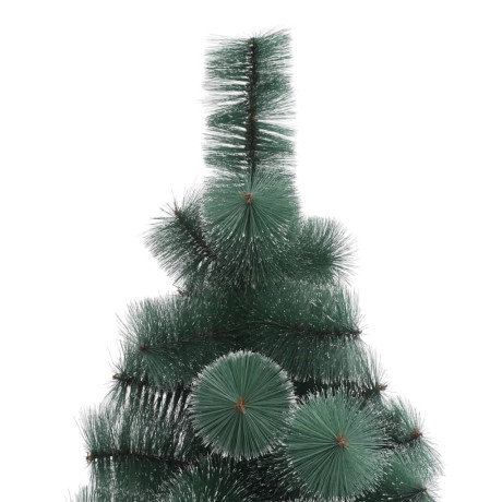 vidaXL Kunstkerstboom met verlichting 150 cm PVC en PE groen afbeelding3 - 1