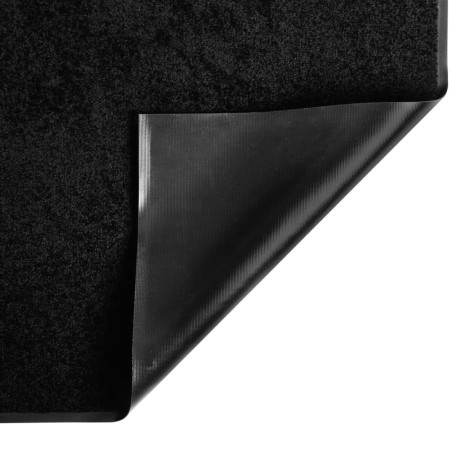 vidaXL Deurmat 60x80 cm zwart afbeelding3 - 1