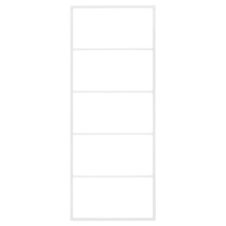 vidaXL Handdoekenrek 45x10x115 cm staal wit afbeelding3 - 1