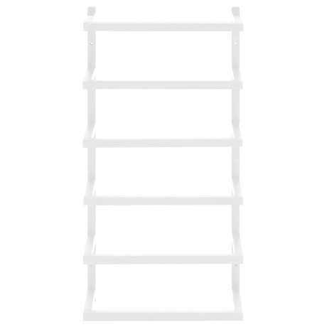 vidaXL Handdoekenrek 24x12x48 cm staal wit afbeelding3 - 1