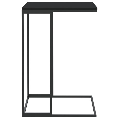 vidaXL Bijzettafel 40x30x59 cm bewerkt hout zwart afbeelding3 - 1