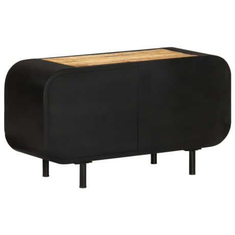 vidaXL Tv-meubel 90x30x48 cm ruw mangohout afbeelding3 - 1
