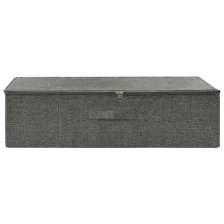 vidaXL Opbergbox 70x40x18 cm stof antracietkleurig afbeelding3 - 1