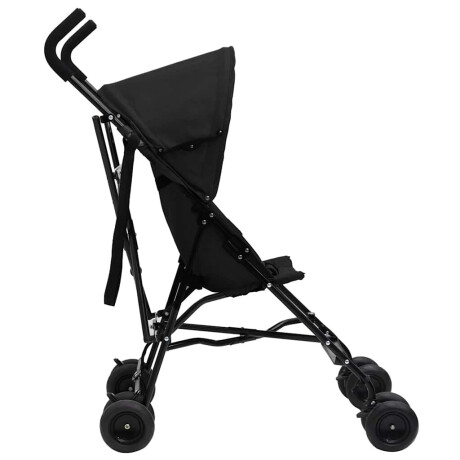vidaXL Kinderbuggy staal antracietkleurig en zwart afbeelding3 - 1
