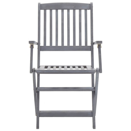 vidaXL Tuinstoelen 8 st inklapbaar massief acaciahout afbeelding3 - 1
