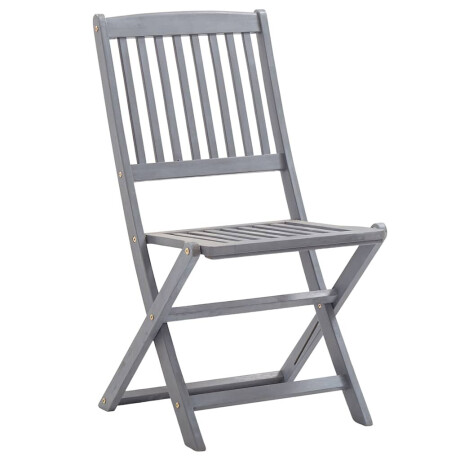 vidaXL Tuinstoelen 8 st inklapbaar met kussens massief acaciahout afbeelding3 - 1