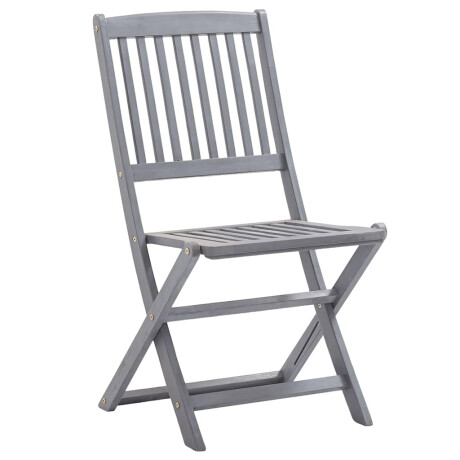 vidaXL Tuinstoelen 8 st inklapbaar met kussens massief acaciahout afbeelding3 - 1
