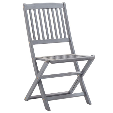 vidaXL Tuinstoelen 8 st inklapbaar met kussens massief acaciahout afbeelding3 - 1