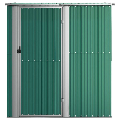 vidaXL Tuinhuis Groen 180,5x97x209,5 cm Gegalvaniseerd Staal afbeelding3 - 1