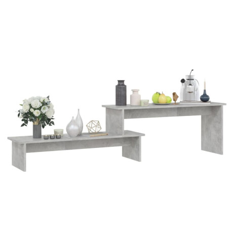vidaXL Tv-meubel 180x30x43 cm bewerkt hout betongrijs afbeelding3 - 1