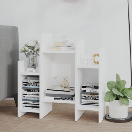 vidaXL Bijzetkast 60x26x60 cm bewerkt hout wit afbeelding3 - 1