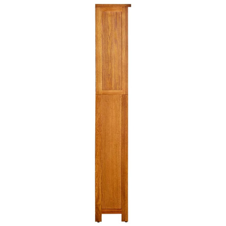 vidaXL Boekenkast met 5 schappen 70x22x140 cm massief eikenhout afbeelding3 - 1