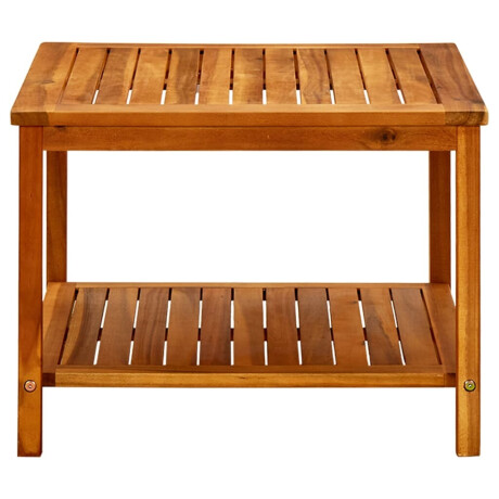 vidaXL Salontafel 60x60x45 cm massief acaciahout afbeelding3 - 1