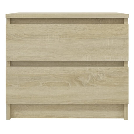 vidaXL Nachtkastje 50x39x43,5 cm bewerkt hout sonoma eikenkleurig afbeelding3 - 1