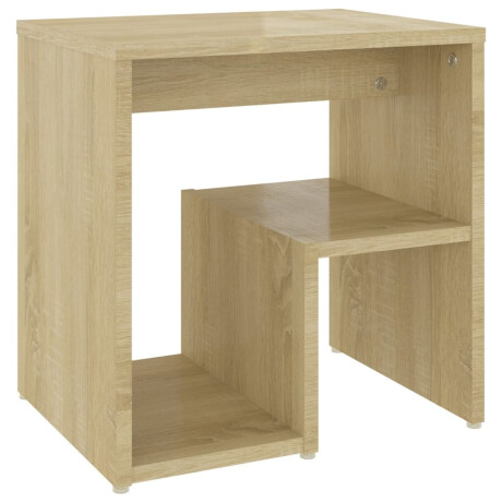 vidaXL Nachtkastjes 2 st 40x30x40 cm bewerkt hout sonoma eikenkleurig afbeelding3 - 1