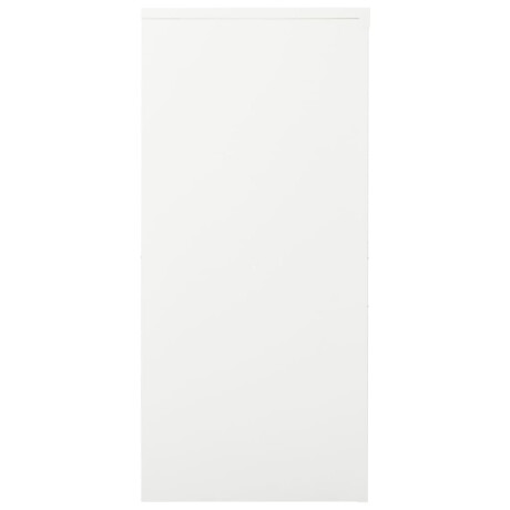 vidaXL Roldeurkast 90x40x90 cm staal wit afbeelding3 - 1
