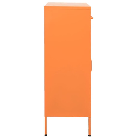 vidaXL Opbergkast 80x35x101,5 cm staal oranje afbeelding3 - 1
