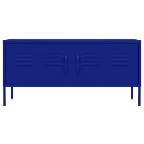 vidaXL Tv-meubel 105x35x50 cm staal marineblauw afbeelding3 - 1