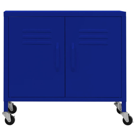 vidaXL Opbergkast 60x35x56 cm staal marineblauw afbeelding3 - 1