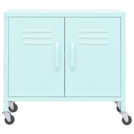 vidaXL Opbergkast 60x35x56 cm staal mint afbeelding3 - 1