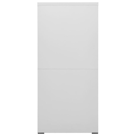 vidaXL Archiefkast 46x62x133 cm staal lichtgrijs afbeelding3 - 1