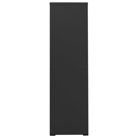 vidaXL Archiefkast 90x46x164 cm staal antracietkleurig afbeelding3 - 1