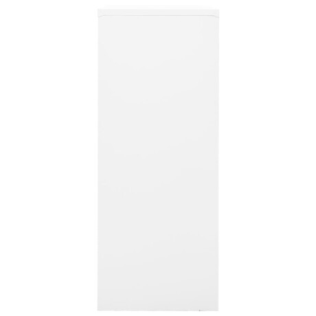 vidaXL Kantoorkast 90x40x102 cm staal wit afbeelding3 - 1