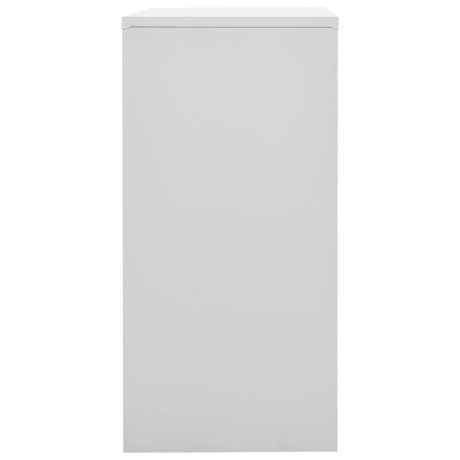 vidaXL Lockerkast 90x45x92,5 cm staal lichtgrijs en groen afbeelding3 - 1