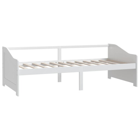 vidaXL Bedbank 3-zits massief grenenhout 90x200 cm wit afbeelding3 - 1