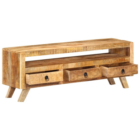 vidaXL Tv-meubel 110x30x40 cm massief mangohout afbeelding3 - 1