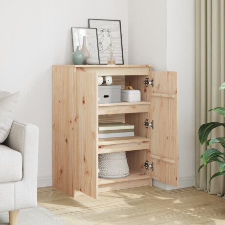 vidaXL Dressoir 60x36x84 cm massief grenenhout afbeelding3 - 1