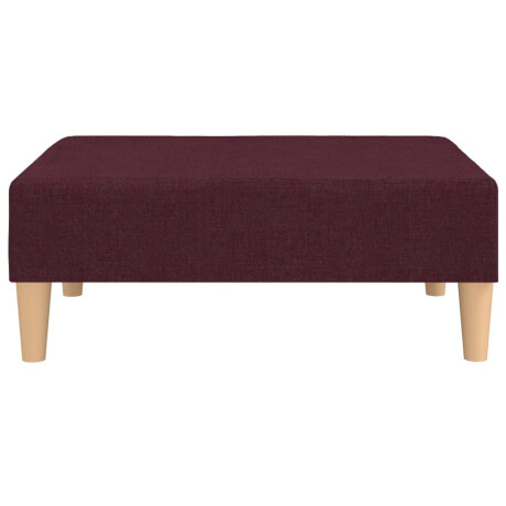 vidaXL Voetenbank 78x56x32 cm stof paars afbeelding3 - 1