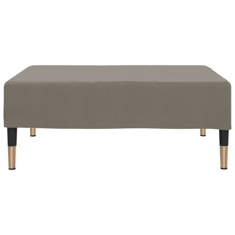 vidaXL Voetenbank 78x56x32 cm fluweel lichtgrijs afbeelding3 - 1