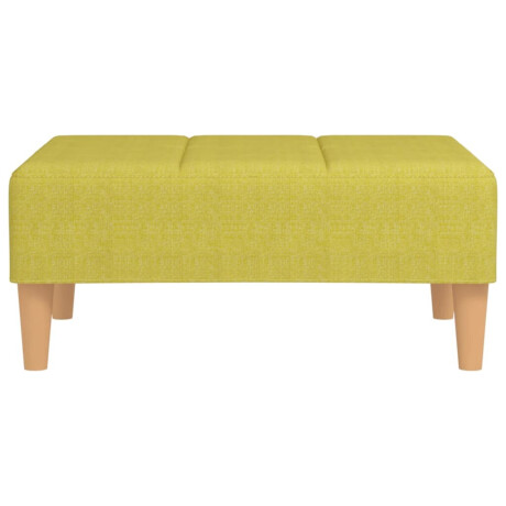 vidaXL Voetenbank 78x56x32 cm stof groen afbeelding3 - 1