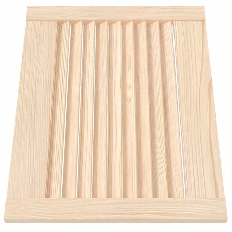 vidaXL Kastdeur met lamellen 39,5x49,4 cm massief grenenhout afbeelding3 - 1