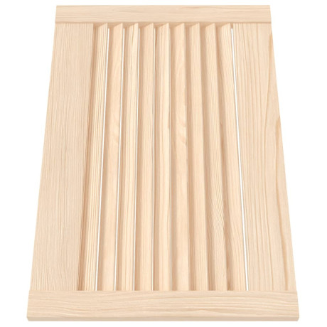 vidaXL Kastdeur met lamellen 39,5x59,4 cm massief grenenhout afbeelding3 - 1
