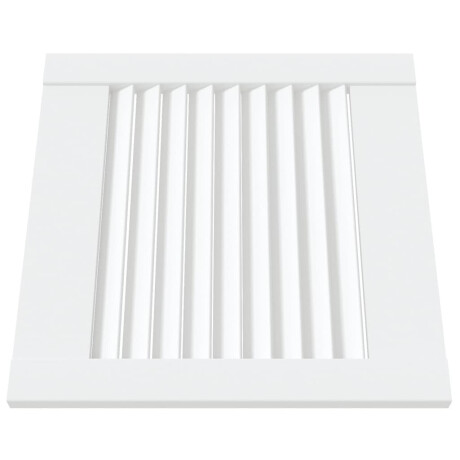 vidaXL Kastdeuren met lamellen 2 st 39,5x39,4 cm grenenhout wit afbeelding3 - 1