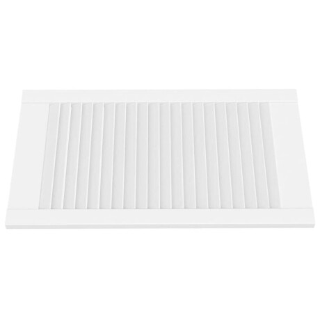 vidaXL Kastdeur met lamellen 69x39,4 cm massief grenenhout wit afbeelding3 - 1