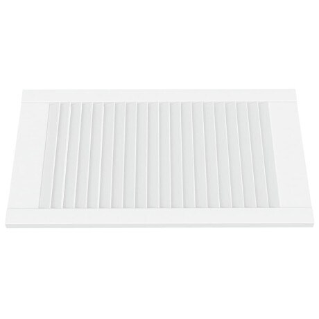 vidaXL Kastdeuren met lamellen 2 st 69x39,4 cm massief grenenhout wit afbeelding3 - 1