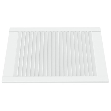 vidaXL Kastdeur met lamellen 69x49,4 cm massief grenenhout wit afbeelding3 - 1