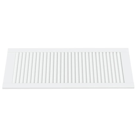vidaXL Kastdeuren met lamellen 4 st 99,3x39,4 cm gwitrenenhout afbeelding3 - 1