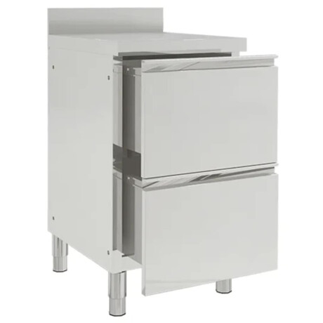 vidaXL Commerciële keukenkasten 2 stuks 50x60x96 cm roestvrij staal afbeelding3 - 1