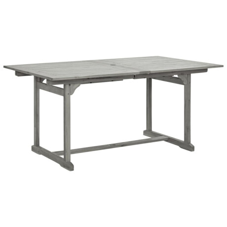 vidaXL Tuintafel (160-240)x100x75 cm massief acaciahout afbeelding3 - 1