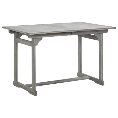 vidaXL Tuintafel (120-170)x80x75 cm massief acaciahout afbeelding3 - 1