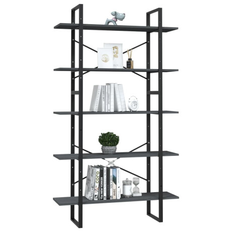 vidaXL Boekenkast met 5 schappen 100x30x175 cm massief grenenhout afbeelding3 - 1