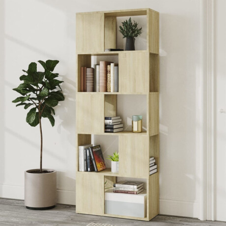 vidaXL Boekenkast/kamerscherm 60x24x155 cm sonoma eikenkleurig afbeelding3 - 1
